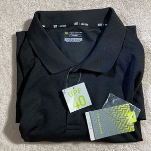 COPY - TEK GEAR Golf Polo - Black, XL